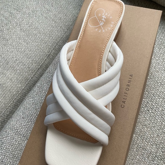 Vici Shoes - Square Toe Criss Cross Sandal